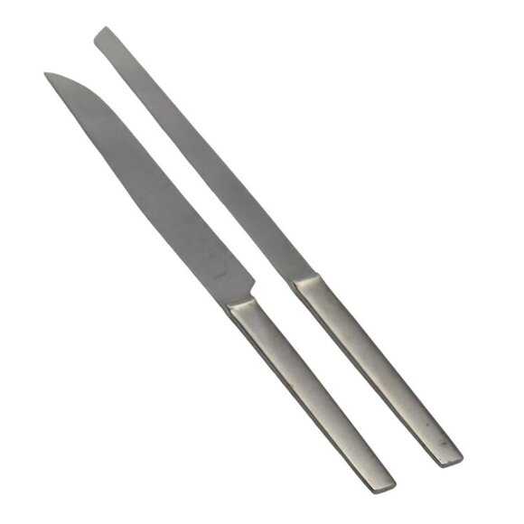 2 Vintage Midcentury Arthur Salm AS Austria Stainless Knives Carving Knife Set - Picture 1 of 5